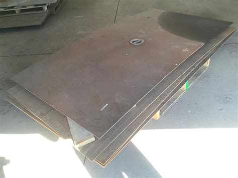 cost of steel plate 4'x8'x1